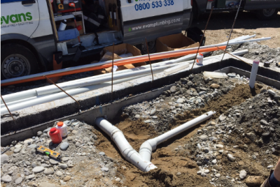 PLUMBING DRAINAGE COMMECTIONS AND SEPERATION OF SERVCIES