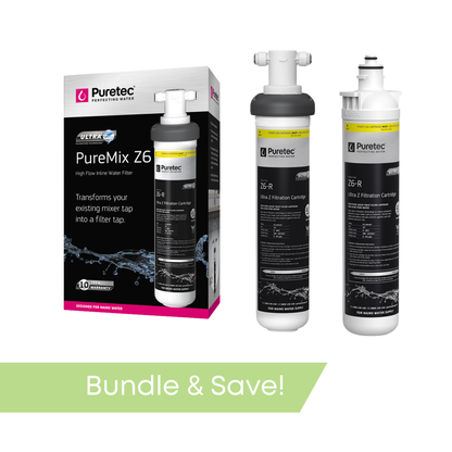 Puretec PureMix Z6 Water Filter + Z6-R Cartridge Bundle