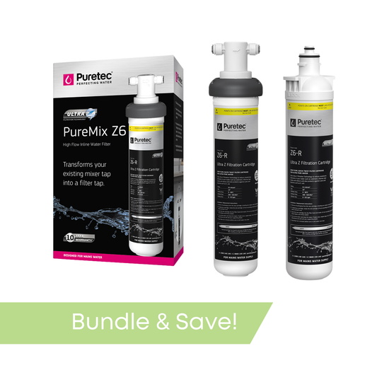 Puretec PureMix Z6 Water Filter + Z6-R Cartridge Bundle