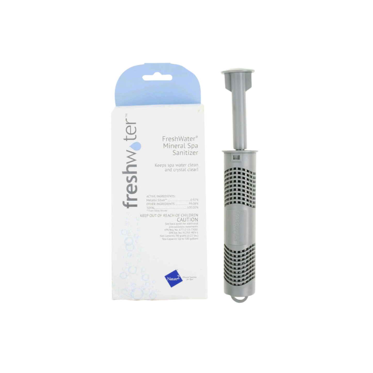Nature 2 Silver Ion Cartridge - Freshwater Mineral Spa Sanitizer Single
