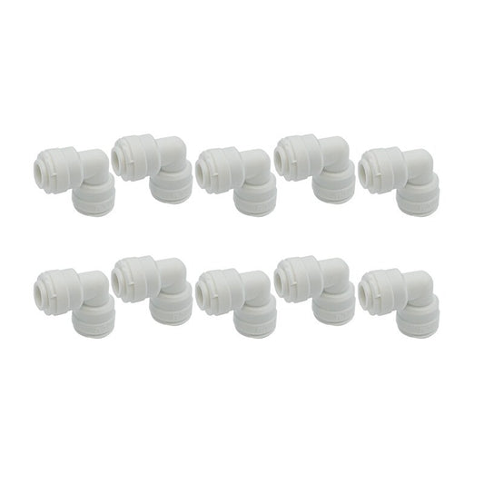 Puretec Elbow Connector, 1/4 tube - 10pk