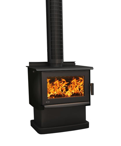 Yunca Monte Base WoodBurner - Gunmetal Black