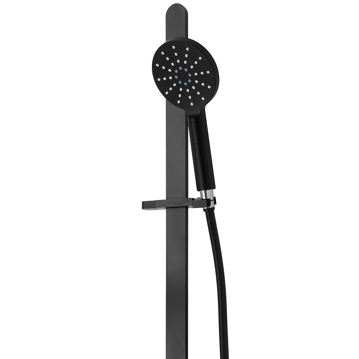 Eclipse 3 Function Slide Shower (Round) - Matte Black