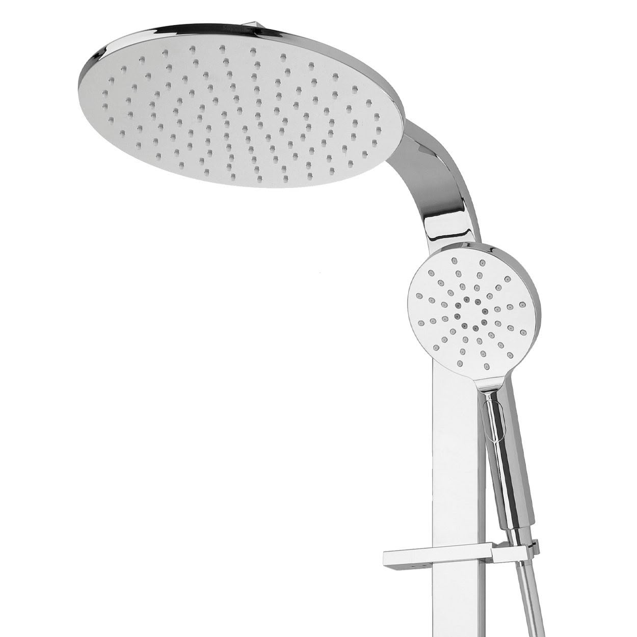 Eclipse Double Head Shower (Round) - Chrome