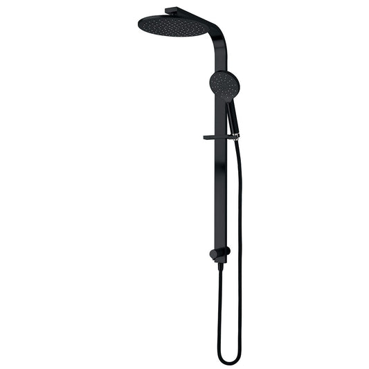 Eclipse Double Head Shower (Round) - Matte Black