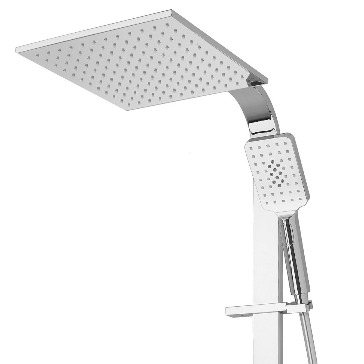 Eclipse Double Head Shower (Square) - Chrome