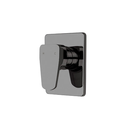 Eclipse Vortex Shower Mixer - Mirrored Black (PVD)