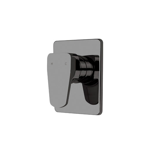 Eclipse Vortex Shower Mixer - Mirrored Black (PVD)