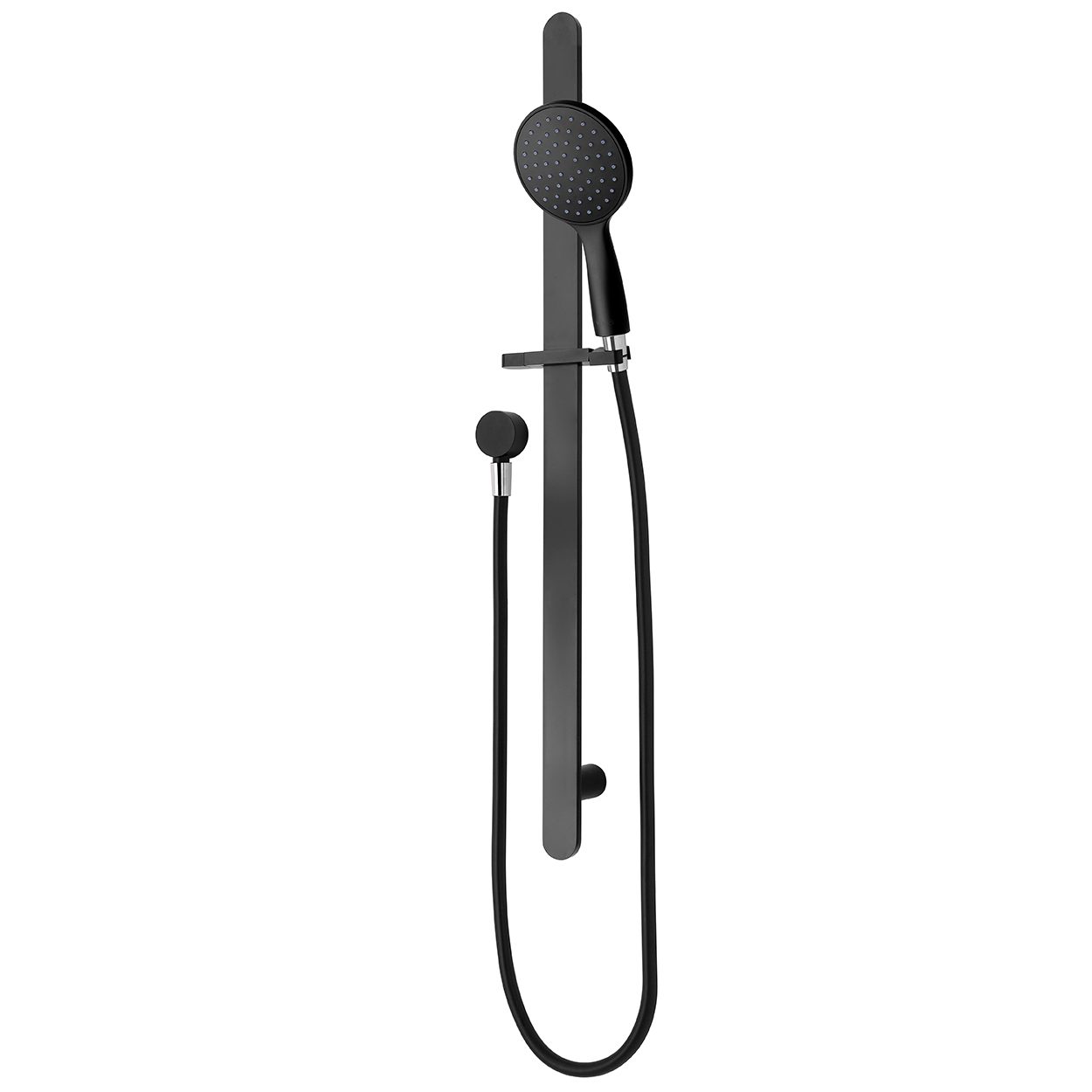 Eclipse 1 Function Slide Shower (Round) - Matte Black