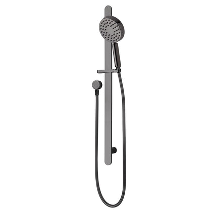 Eclipse 1 Function Slide Shower (Round) - Mirrored Black (PVD)