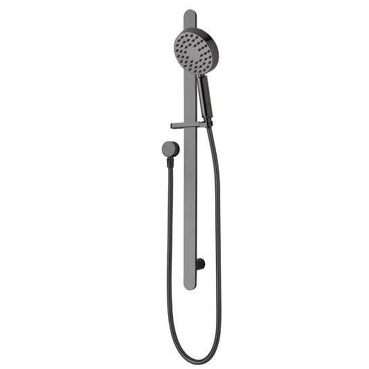 Eclipse 1 Function Slide Shower (Round) - Mirrored Black (PVD)