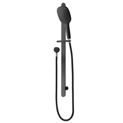 Eclipse 1 Function Slide Shower (Square) - Matte Black
