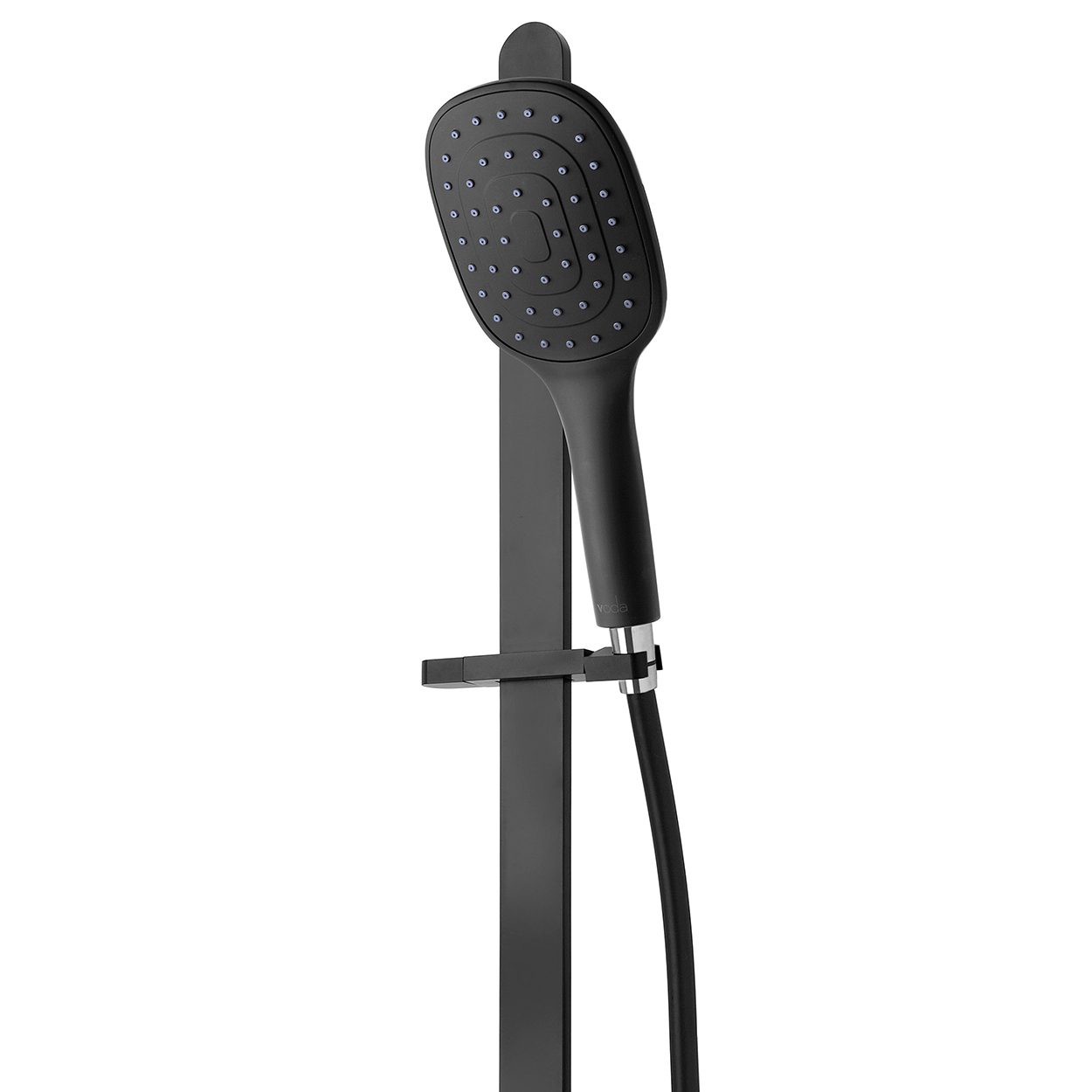 Eclipse 1 Function Slide Shower (Square) - Matte Black