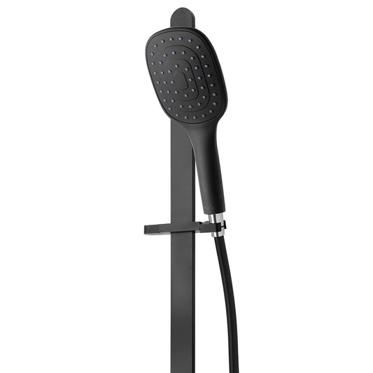 Eclipse 1 Function Slide Shower (Square) - Matte Black