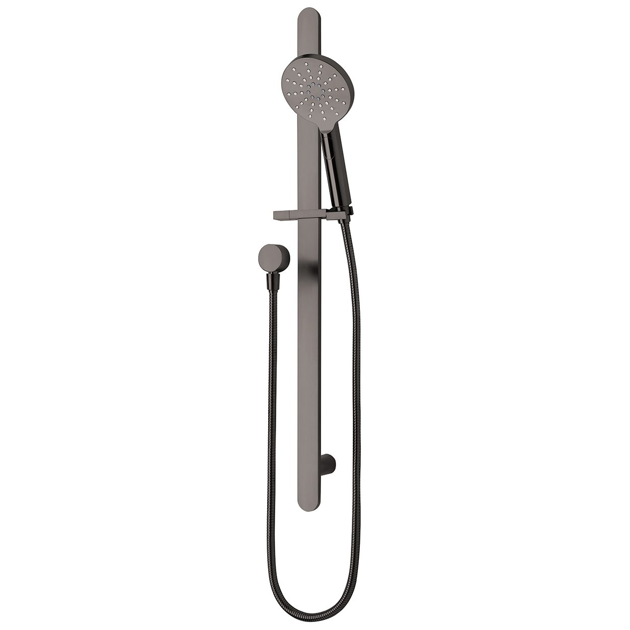 Eclipse 3 Function Slide Shower (Round) - Brushed Gunmetal