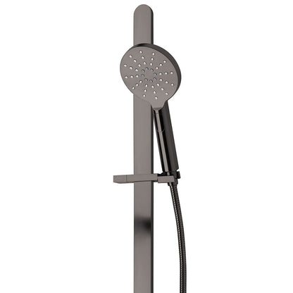 Eclipse 3 Function Slide Shower (Round) - Brushed Gunmetal