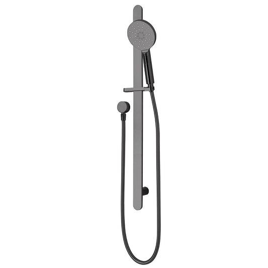 Eclipse 3 Function Slide Shower (Round) - Mirrored Black (PVD)