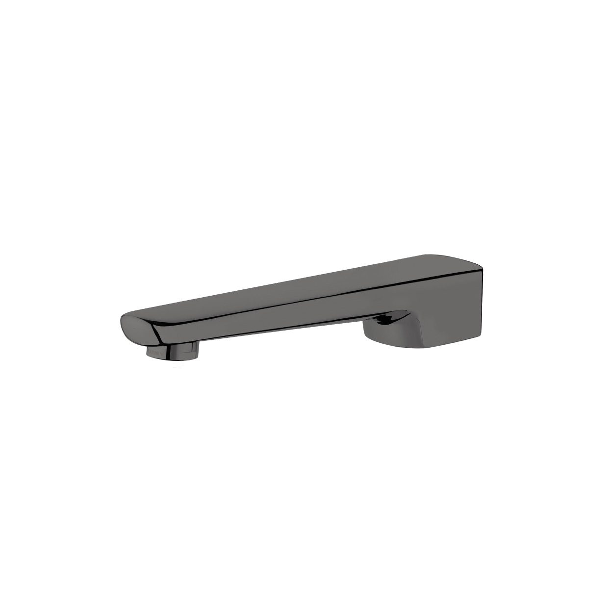Voda Eclipse Bath Spout - Mirrored Black (PVD)