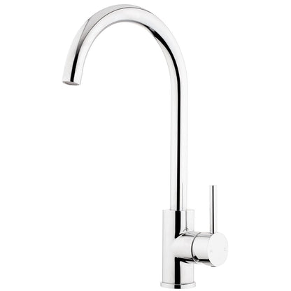 EcoMinimal Gooseneck Sink Mixer - Chrome