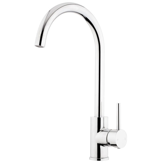 EcoMinimal Gooseneck Sink Mixer - Chrome