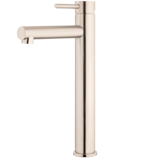 EcoMinimal High Rise Basin Mixer - Brushed Stainless