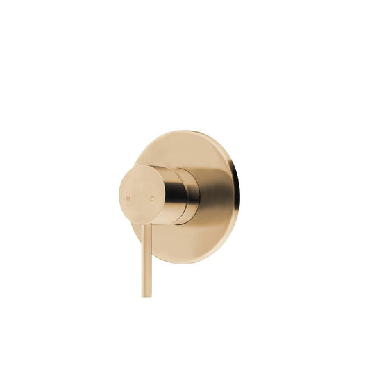 EcoMinimal Shower Mixer -  Brushed Brass