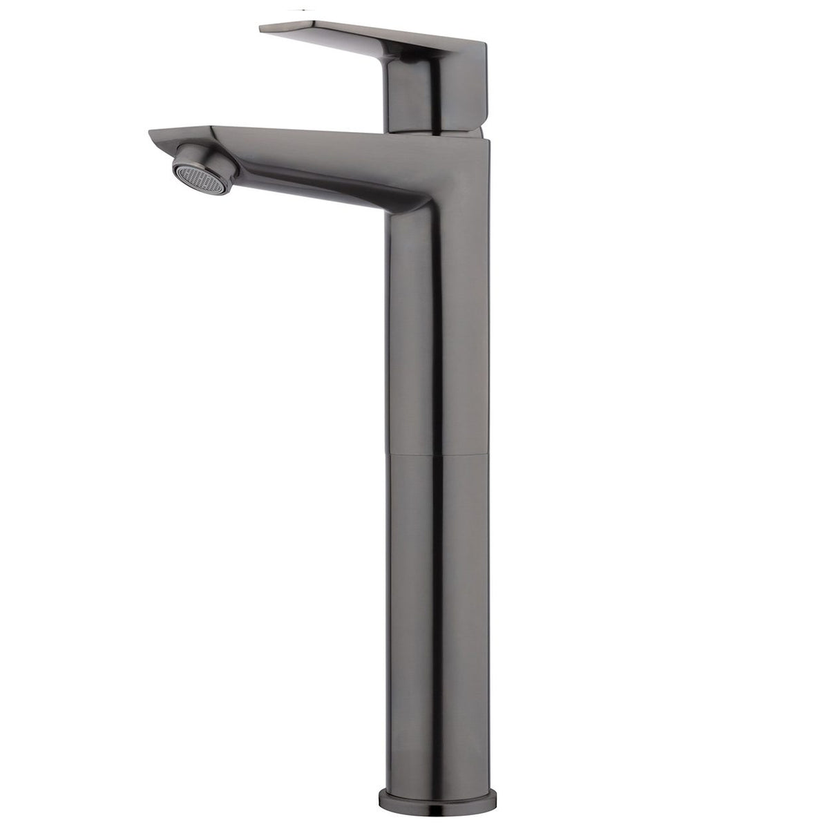 Voda Olympia Basin Mixer – High Rise - Brushed Gunmetal