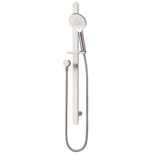 Olympia 3 Function Slide Shower (Round) Brushed