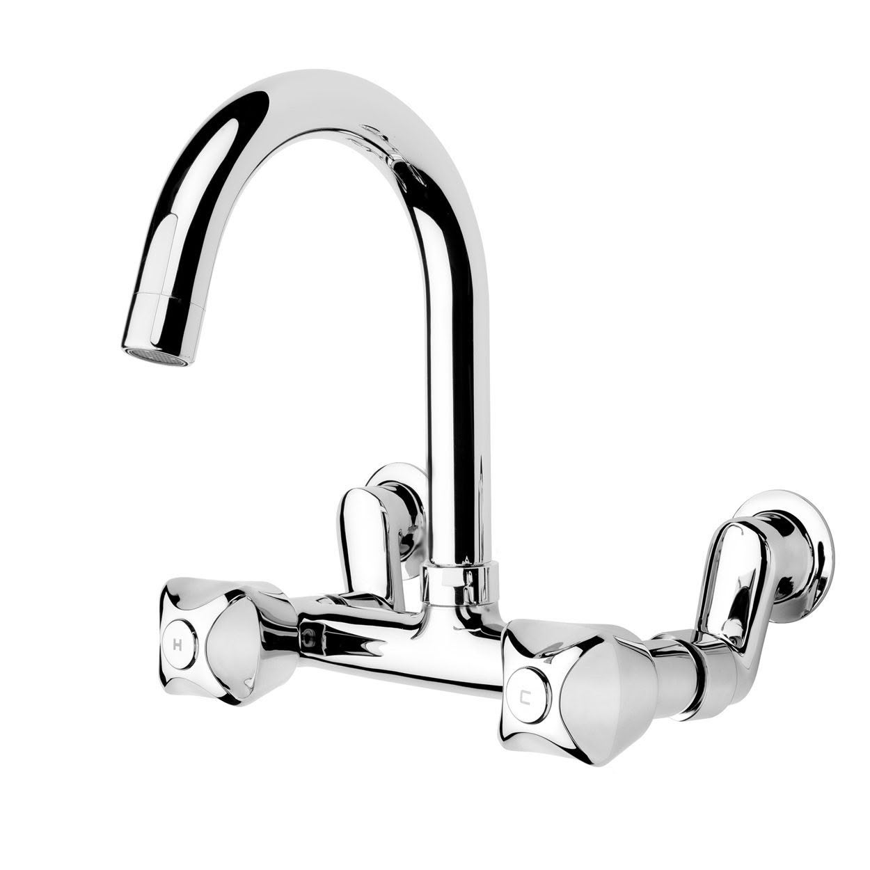Voda Proline Gooseneck Sink Faucet - Chrome