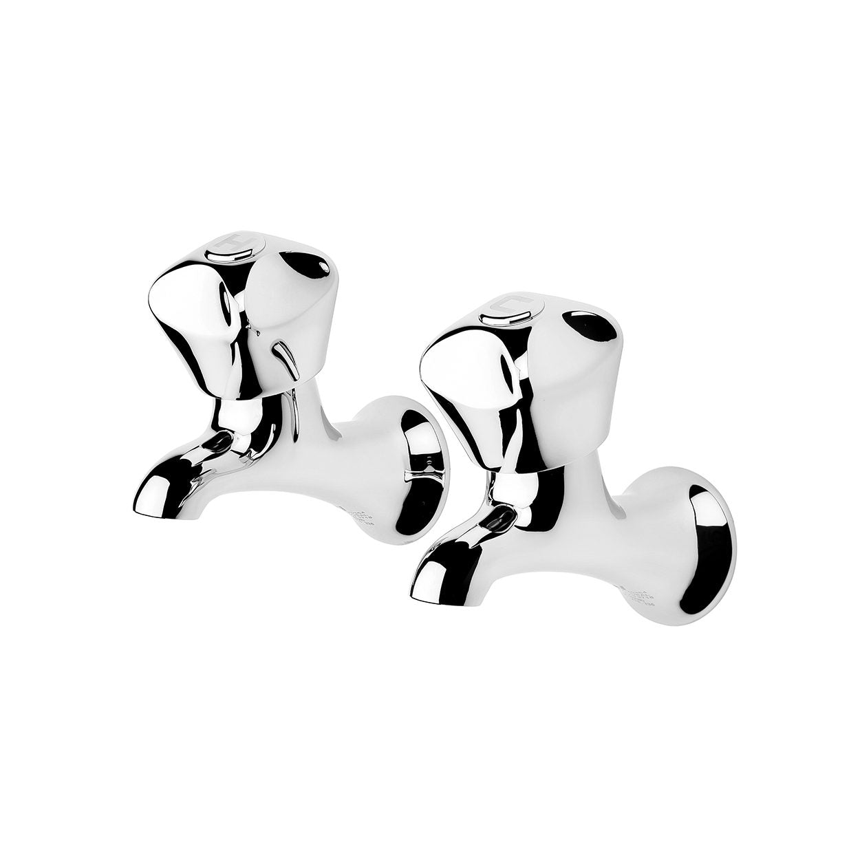 Voda Proline Tub Taps - Chrome