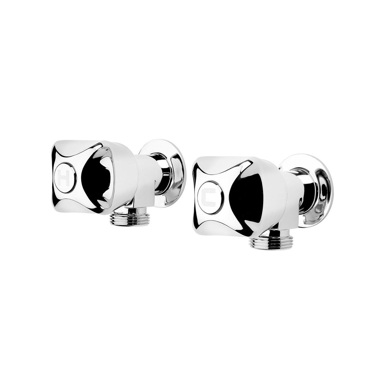 Voda Proline Washing Machine Taps - Chrome