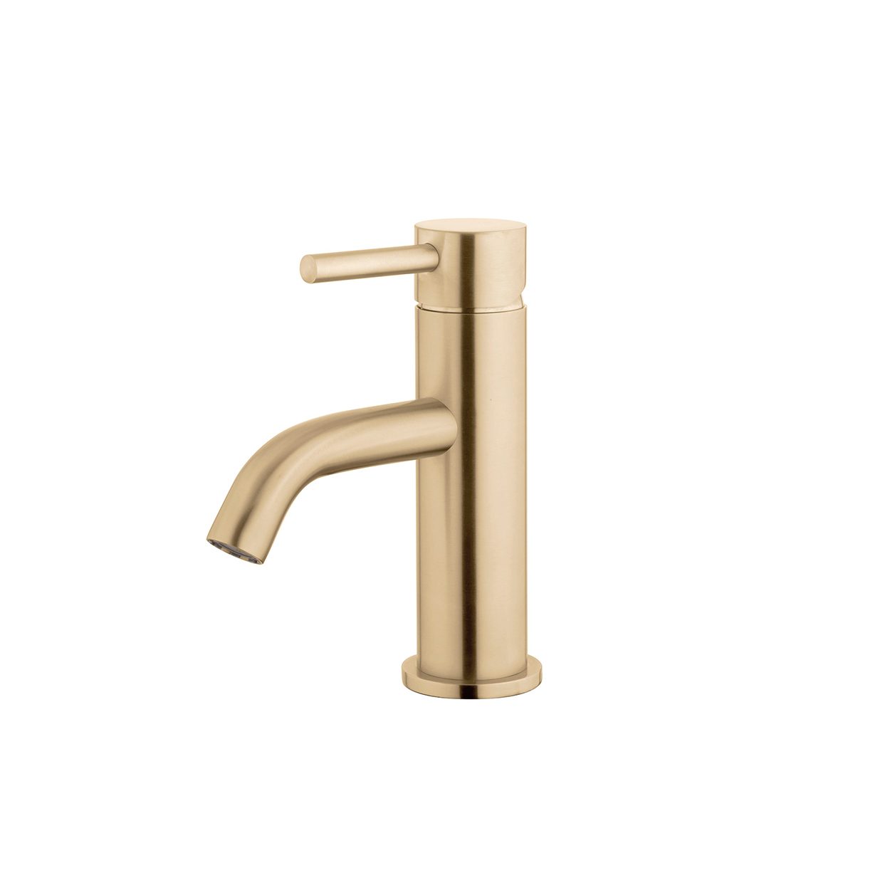 Voda Storm Basin Mixer - Brushed Brass