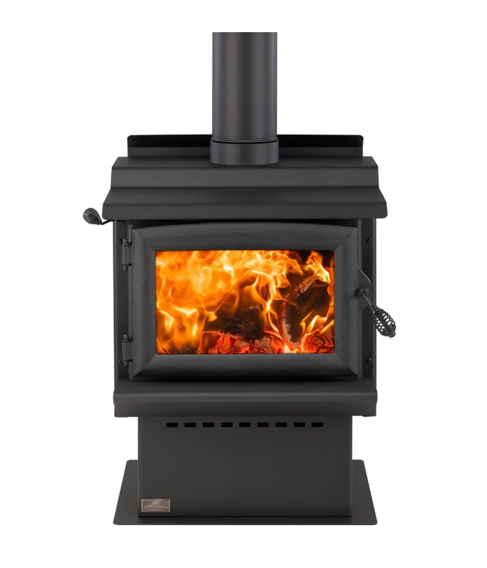 Woodsman Tasman MKII Wood Fire Metallic Black
