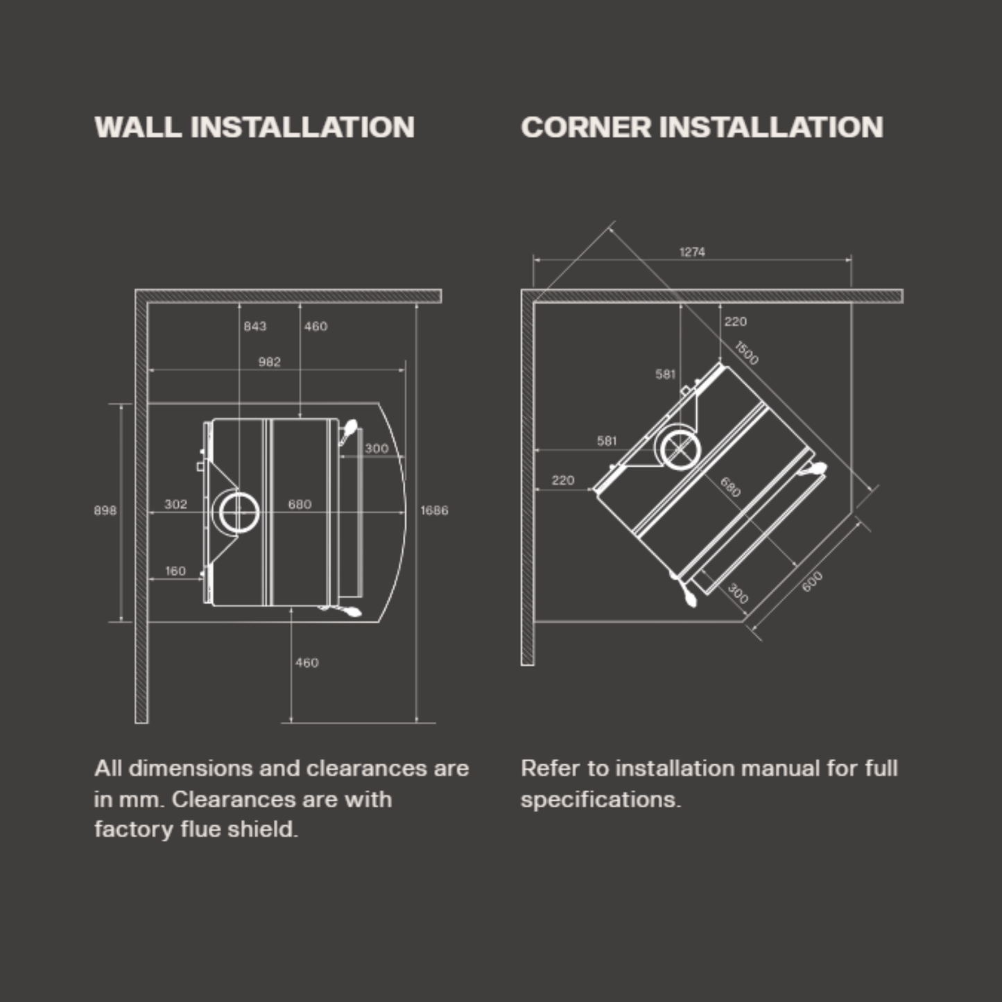 Woodsman Tarras MKIII Wood Fire Metallic Black