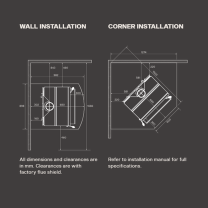 Woodsman Tarras MKIII Wood Fire Metallic Black
