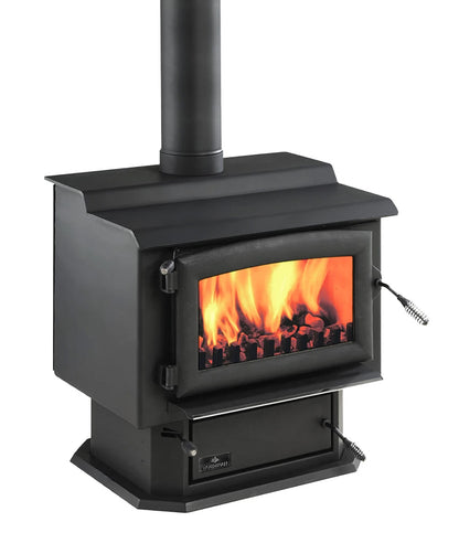 Woodsman Strongman Multi-Fuel 26kW Metallic Black and Flue Kit