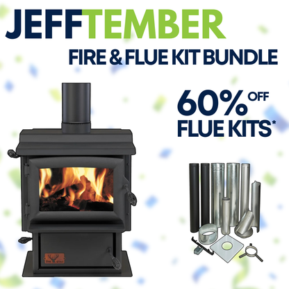 Woodsman The Stag Rural Multi-Fuel Burner and Flue Kit