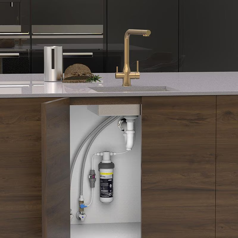 Puretec Tripla Elite Z1-E20-BG Mixer Tap & Filter - Brushed Gold