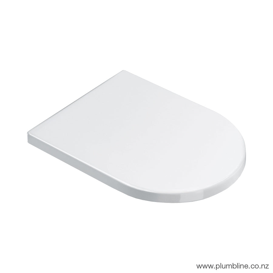 Universal Thick Soft Close Toilet Seat White